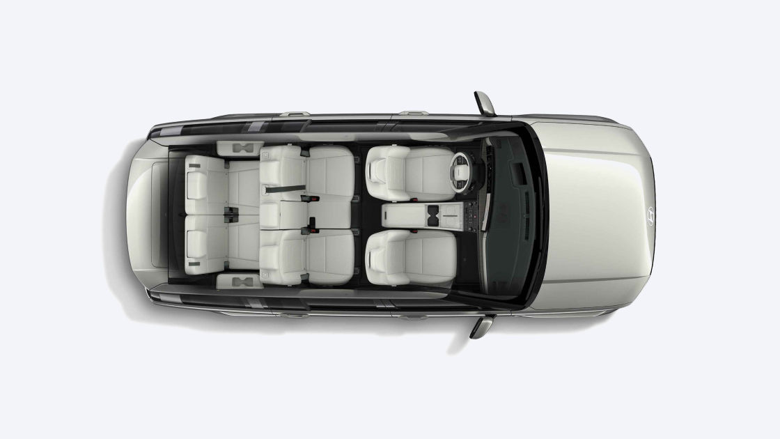 Choose from a variety of seat structures - 7-seats - top